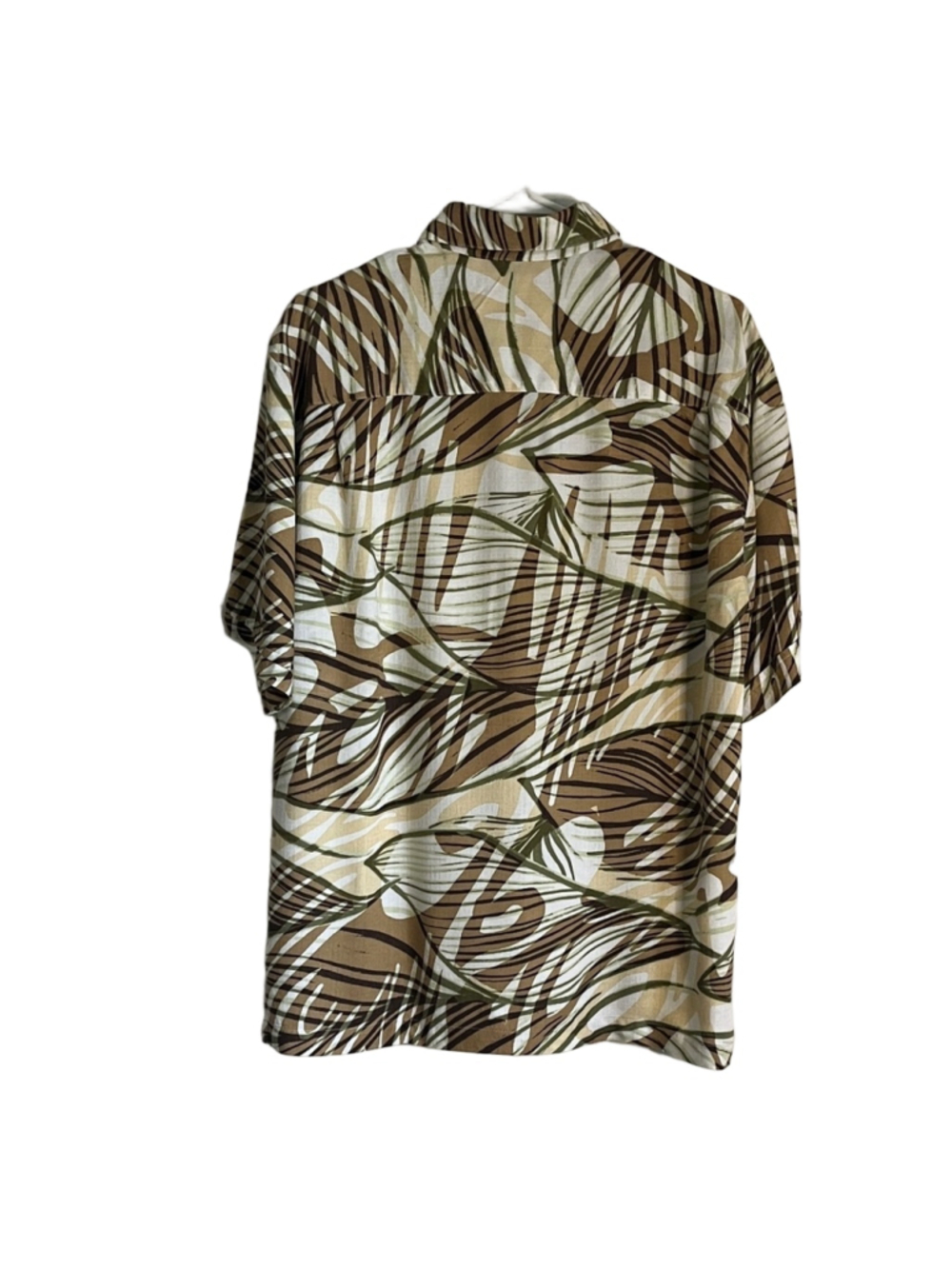 Cubavera Men's Brown and Cream Casual Shirt - Picture 5 of 5